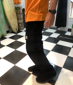 Pantalon Cargo All day negro - comprar online