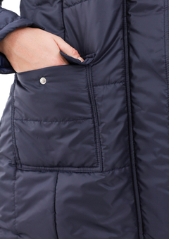 Campera Larga Azul - nofret