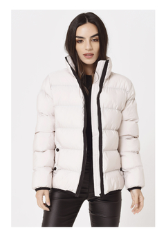 Campera Corta PUFFER Natural