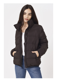 Campera Corta PUFFER Negra - tienda online