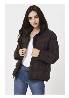 Campera Corta PUFFER Negra