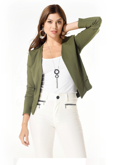 Imagen de Chaqueta "OLIVIA" Verde Militar Bengalina