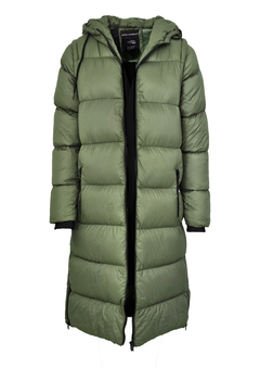 Campera Chaleco Largo Maxi Puffer - Verde Militar (S al 2XL)