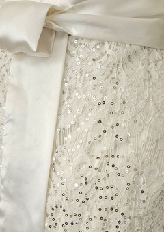 Imagen de Vestido Halter Encaje Brillo
