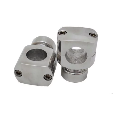 Riser King Robust - 2 polegadas para Guidão 1.1/4 - Alumínio Polido