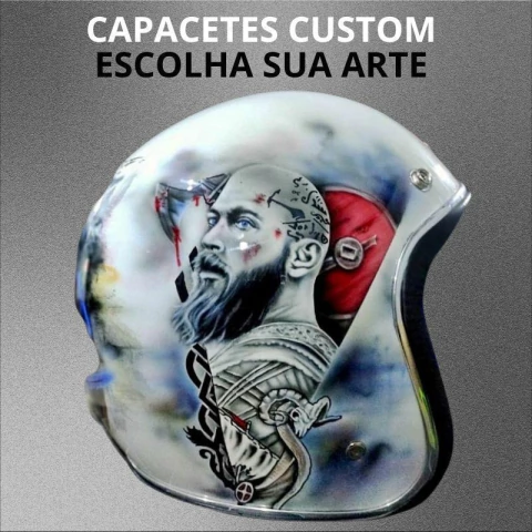 CAPACETES CUSTOM - ESCOLHA SUA ARTE - comprar online