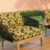 Acquablock Externa Floral Ipê Amarelo com Fundo Preto - Almofadas Mania