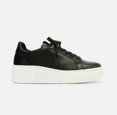 Tênis Couro Preto Arezzo