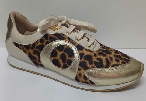 Tênis Animal Print Couro Paraonda