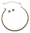 Set COLLAR Y AROS STRASS