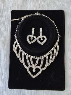 Set COLLAR Y AROS STRASS en internet