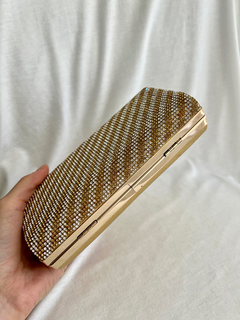 Cartera Rígida DORADA - tienda online