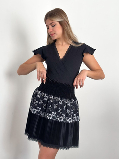 Mini Falda DELIA VELVET - Florencia Casarsa
