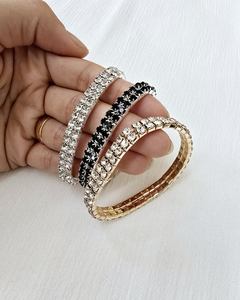 Set 3 PULSERAS STRASS - comprar online