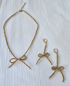 Imagen de Set COLLAR Y AROS STRASS