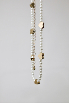 Collar PERLAS Y STRASS - tienda online