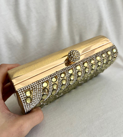 Cartera Rígida DORADA - tienda online