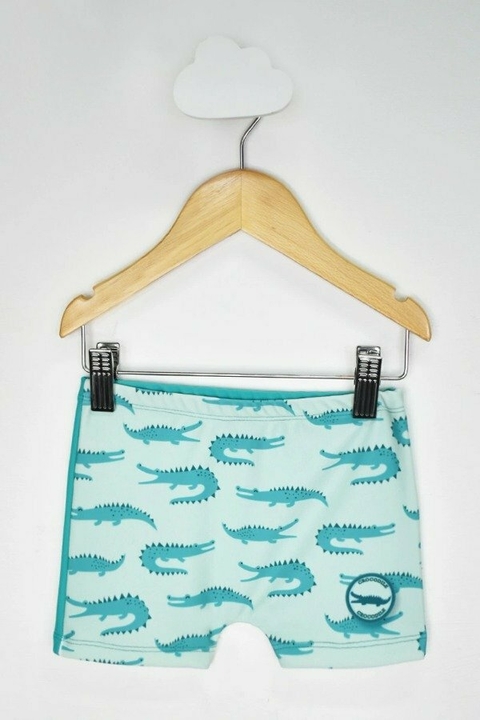 Short Baño Bebé Estampado "Cocodrilos"