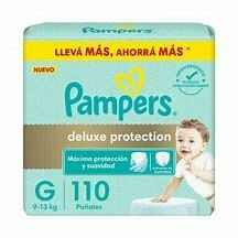 Pampers Deluxe Protection Talle G Pack Mensual