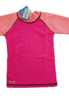 Remera Filtro UV 50 Nene Nena Manga Corta Combinada - comprar online