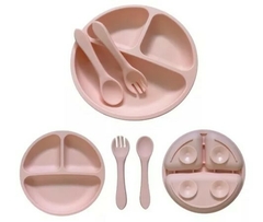 Plato y Cubiertos de Silicona - comprar online