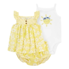 CARTER's Set 3 Piezas Body, Musculosa y Short "Sol"