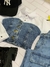 CORSET JEANS CON STRASS
