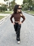 TOP BECKY POLERA CHOCO - comprar online