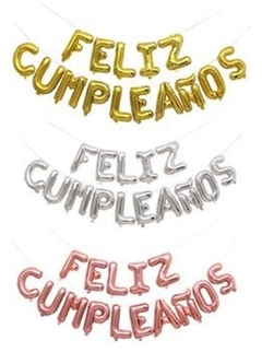 Globos feliz cumpleaños
