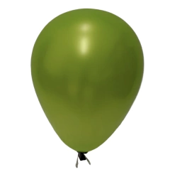 Globo verde manzana perlado 12" x5
