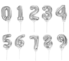 globo numero cake topper - comprar online