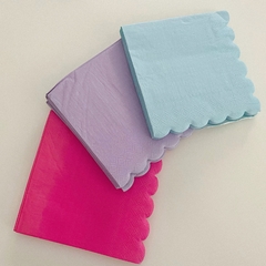 Servilletas scallop x20