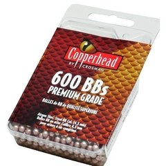 Munición de Acero Copperhead 4.5mm (.177) 600 piezas