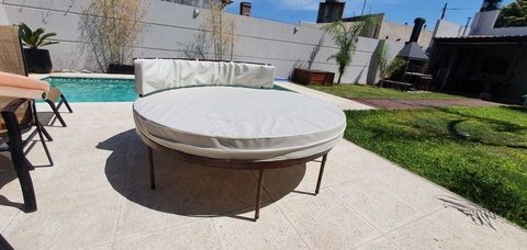 CAMASTRO CIRCULAR HIERRO CON COLCHON