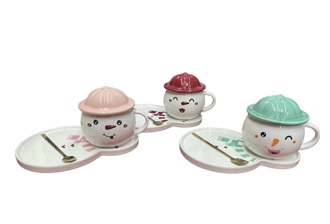 TAZA MUÑECO DE NIEVE