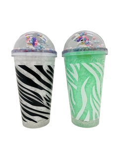 VASO UNICORNIO ZEBRA CON LUZ