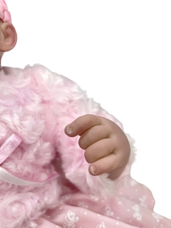 BEBÉ REAL PREMATURO: DIANA VESTIDO CON ABRIGO ROSA - Mary - Pily
