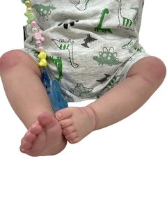 BEBÉ REAL 3 MESES: ANDRES CON JUMPER DE DINOS en internet