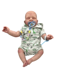 BEBÉ REAL 3 MESES: ANDRES CON JUMPER DE DINOS - comprar en línea