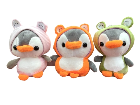 SURT. PELUCHE #45/ PINGÜINOS DISFRAZ OREJITAS