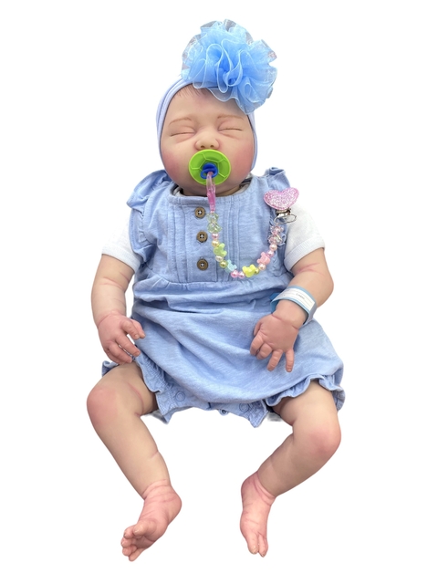 BEBÉ REAL 3 MESES: ANDREA TRAJESITO AZUL CELESTE