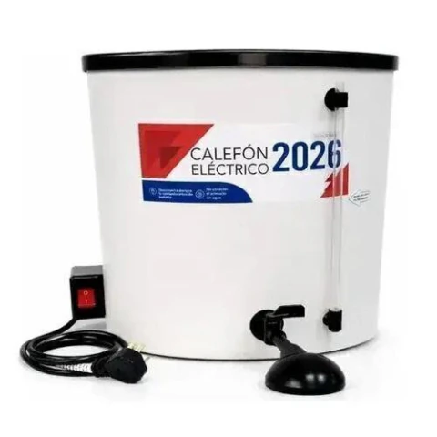 CALEFON ELECTRICO MIR 20L EPOXI C/LLAVE CORTE BLANCO
