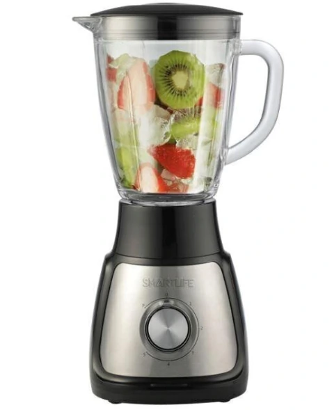 LICUADORA SMARTLIFE 600W 1.5L VIDRIO BL1055PN