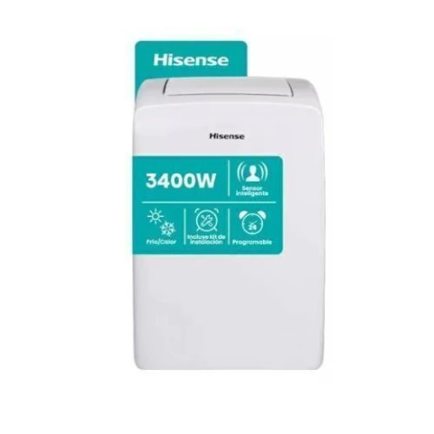 AIRE PORTATIL 3.4KW HISENSE F/CALOR AP12HR4SEJS00PI