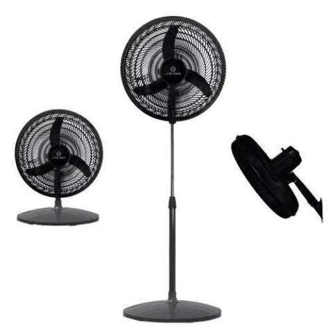 VENTILADOR PIE 18" 3 en 1 WHITENBLACK 75w NEGRO WBVPWB18K