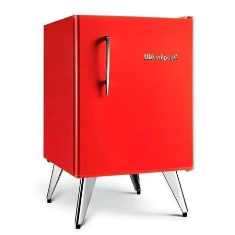 HELADERA WHIRLPOOL COMPACTA 76LTS RETRO ROJA WRA08BVDIM