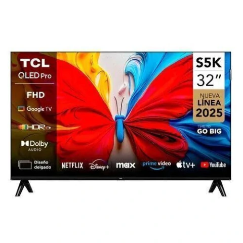 TV LED 32" TCL QLED Google TV FHD 32S5K