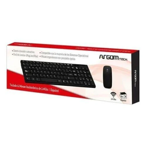 TECLADO Y MOUSE ARGOMTECH INALAMBRICO