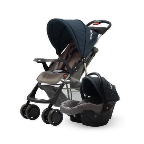 COCHE BB+HUEVITO BEBESIT EOS AZUL/GRIS 1337TS-L