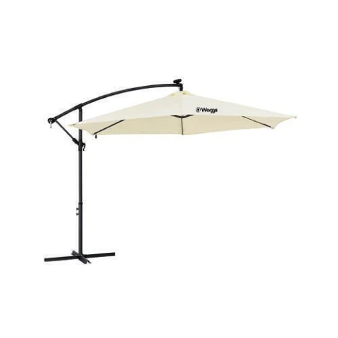 SOMBRILLA WAGGS 3MT POLYESTER CREMA SOMB01